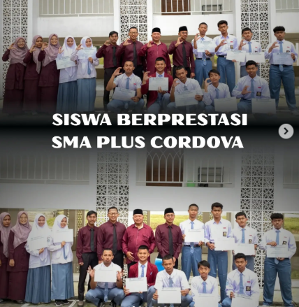 SISWA BERPRESTASI SMA PLUS CORDOVA